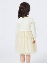 Balabala Balabala Girls' Dress, Butterfly Bow Dress, Stylish And Sweet